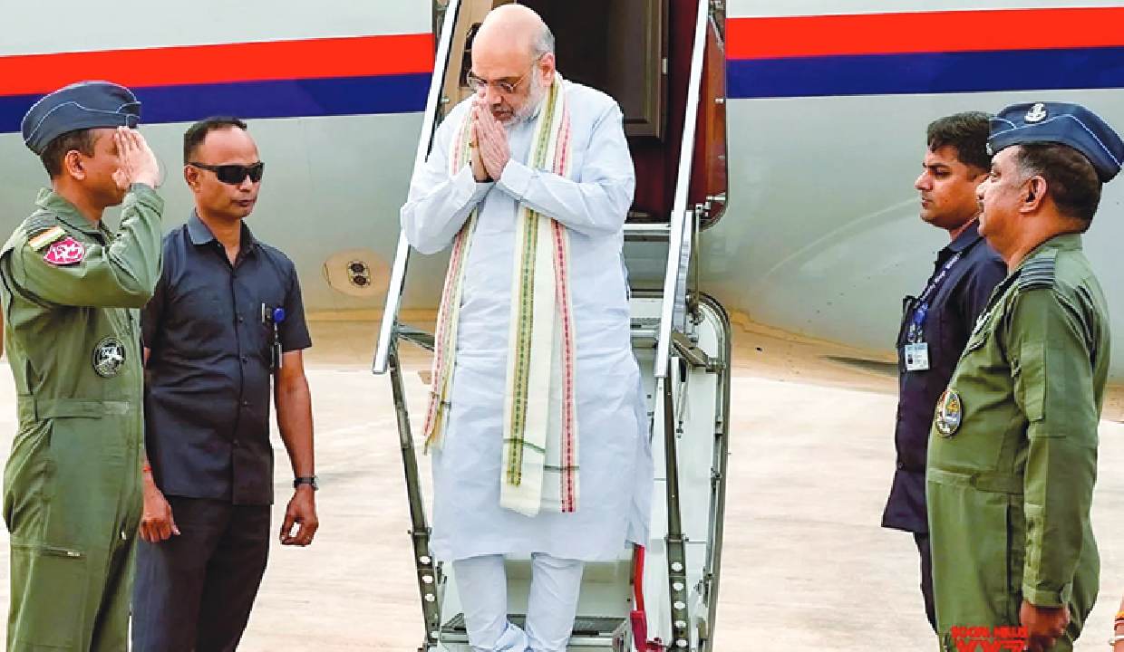 ଭୁବନେଶ୍ୱରରେ ପହଞ୍ଚିଲେ କେନ୍ଦ୍ର ଗୃହମନ୍ତ୍ରୀ ଅମିତ ଶାହ; ଦିନିକିଆ ଓଡ଼ିଶା ଗସ୍ତରେ ଯୋଗଦେବେ ବିଭିନ୍ନ କାର୍ଯ୍ୟକ୍ରମରେ